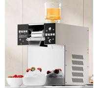 BOOZXCV Commercial Automatic Snowflake Ice Machine, Korean Bingsu Machine, Snowflake Cream Crusher Maker Shaved Speed Adjustable Machine, Ice Shaver Slushie Making,120KG (120KG)