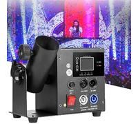 BOOZXCV Confetti Machine Single Confetti Launcher Machine DMX Confetti Cannon Stage Lighting Efffect Confetti Blower with Remote