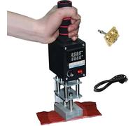 BOOZXCV Handheld Hot Foil Stamping Machine - Leather Embossing Tool with Adjustable 0-400℃ Temperature Control - Ideal for Wood Stamp, Paper Press, and Craft Projects