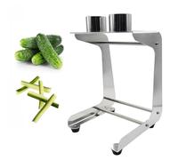 BOOZXCV Handy Carrot Stick Tool, Manual Cucumber, Cutting Speed 10 Slices/Minute, Cutting 45mm, for Salad Making, Cooking, Sushi, Meal Preparation (8+10cut)