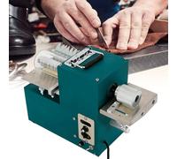 BOOZXCV Leather Cutting Machine, Electric Semi-Auto Strap, 1400RPM Speed, 2-80mm Cutting Width for Crafting and DIY Projects (Double)
