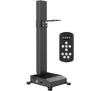 BOOZXCV Motorized Camera Slider with Panoramic, 50cm Travel, 8 Speeds, 10 Heights, AB Memory for Live Streaming & Content Creation, Versatile Expansion for Filmmakers