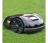 BOOZXCV Robot Lawnmower, Auto Charging Intelligent Robotic for Lawns up to 1300m2, 28cm Cut Width & 2.5-5.5cm Cutting Heights, APP Wifi Control, Theft Protection