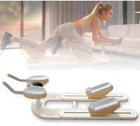 BOOZXCV Waist Twister Exercise Machine, Spine Twist & Stretch Trainer for Home Gym, 3-Level Height Adjustable, 220LB Capacity, Digital Timer, for Waist Toning, Leg Stretching & Core Activation