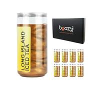 Boozy Long Island Iced Tea Cocktail Cans, 9.8% VOL, With Sparkle, Ready To Drink, x8, 200ml