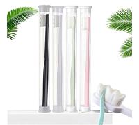 Bopanol 4Pack BREVI Nordic-Inspired Premium Nano Toothbrush, Wave Bristle, Ultra-fine Soft Toothbrush with 20000 Soft Bristles, for Sensitive Gums and Teeth