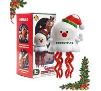 BOPELMALLS Dancing Ghost Clockwork Toy,Magic Interactive Crawling Toy for Halloween＆Christmas, Birthday Gifts,Stress Relief & Entertaining-Santa Claus(for 3+ Years Old)