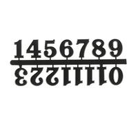 bopely 1 Set Clock Numerals Kit Arabic Numbe Diy Clock Numbers for Design Replacement Repairing Clock Accessories