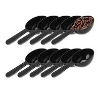bopely 10 Pcs Coffee Spoons Plastic Short Handle Measuring Tablespoon for Coffee Tea Milk Powder Sugar Cereal 7g