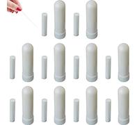 bopely 10 Pcs Essential Oil Aromatherapy Blank Nasal Inhaler Tubes, Empty Nasal Inhalers Sticks for Essential Oils