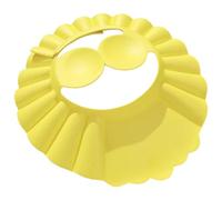bopely 1pc Baby Shower Cap Shampoo Bathing Protector Wash Hair Shield Adjustable Hat with Ear Protection for Toddler Kids Children Random Color