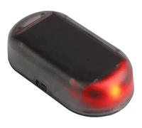 bopely Car Solar Power Simulated Car Alarm Led Light Wireless Warning Anti-theft Usb Charger Led Flashing Light Fake Lamp