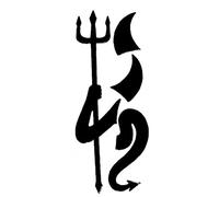 bopely Car Sticker Funny Little Devil Stickers Styling Universal Emblem Logo Decals Diy Accessories