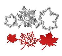 bopely Maple Leaves Metal Cutting Thanksgiving Fall Die Cuts Stencil Template for Scrapbooking Paper Card Making Embossing