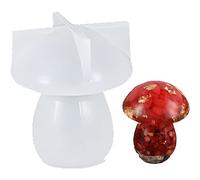 bopely Mushroom Resin Molds, Mushroom Silicone Mold for Epoxy Resin Casting Diy Scented Candles, Soap, Art Decor