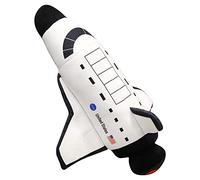 bopely Space Shuttle Soft Toy 40cm Soft Stuffed Space Shuttle Pillow Cute Cuddle Hugging Pillow Plush Toy for Kids Gift