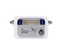 Bopfimer DVB-T Finder Digital Aerial Terrestrial TV Antenna Signal Strength Meter White