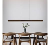 Bopp LED hanging light Nano 2.0, length 140 cm, bronze/black