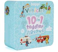 (Vehicles) boppi 10 in 1 Toddler Jigsaw Puzzle