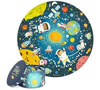 boppi Round 150 Piece Jigsaw for Kids Aged 5-8 | Educational Space Puzzle with Planets & Solar System | Eco-Friendly Recycled Cardboard