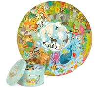 boppi Round Animals Around World Jigsaw Puzzle, Kids Age 5+, 150 Pieces