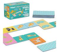 boppi Wildlife Picture Dominoes Matching Game for Kids Age 3+
