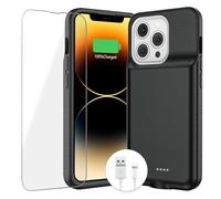 BOPPS Battery Case for iPhone 14 Pro Max/13 Pro Max/14 Plus,【2026 New】 Powerful 8000mAh Portable Extended Charger Case Cover for iPhone 14 Pro Max/14 Plus/13 Pro Max Charging Case (6.7inch),Black