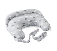Boppy Deluxe Nursing Pillow, Breast and Bottle Feeding Support, Ergonomic Shape to Support with Mother and Baby, Full Padding, Removable and Machine Washable, 0M +