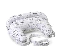 Boppy Deluxe Nursing Pillow, Breast and Bottle Feeding Support, Ergonomic Shape to Support with Mother and Baby, Full Padding, Removable and Machine Washable, 0M +