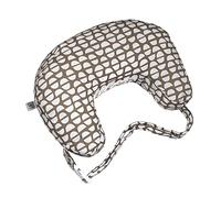 Boppy Nursing Pillow Best Latch, Mocha Half Domes, Created with Lactation Consultant, Firm Contoured and Plush Sides for Two Breastfeeding Options, Padded Belt, Plus Sized to Petite, Machine Washable