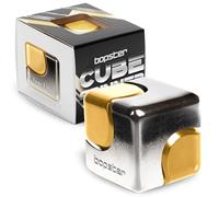 Fidget Spinner Fidget Cube Anodised Metal Hand Spinner Desk Toys Sensory Toys Stress And Anxiety Relief For Children and Adults ADHD ADD Autism - Sliver/Gold