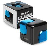 bopster Fidget Cube Spinner | Anodised Metal Hand Spinner | Sensory & Stress Relief Toy for Kids & Adults | ADHD, ADD, Autism | Ideal Christmas Stocking Filler | Black & Blue