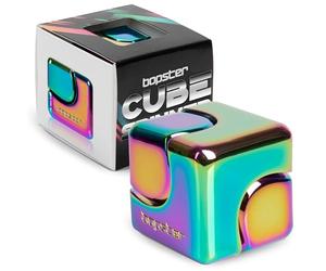 bopster Fidget Cube Spinner | Anodised Metal Hand Spinner | Sensory & Stress Relief Toy for Kids & Adults | ADHD, ADD, Autism Iridescent