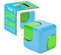 bopster Neon Cube Spinner Metal Fidget Sensory Desk Toy - Blue