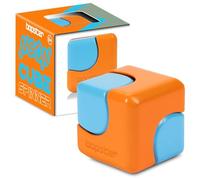bopster Neon Cube Spinner Metal Fidget Sensory Desk Toy - Orange
