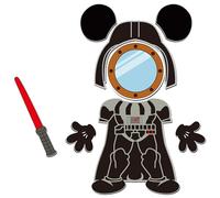 BOpusail 8Pcs Summer Warrior Boy Mouse Cruise Door Magnets Cool Role Style Cruises Door Decals Decor Refrigerator Garage Door Magnet Waterproof Magnetic Sticker for Holiday Carnival Ships Cabin