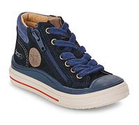Bopy / Children's Shoes (High-top Trainers) VELVET in Blue 2 kid