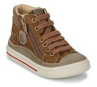Bopy Shoes (High-top Trainers) VELVET in Brown 2 kid