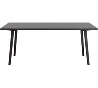 Boq folding dining table, Horgenglarus beech, black satin finish - HORGENGLARUS T2302 BB 203 SG