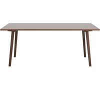 Boq folding dining table, Horgenglarus black walnut, natural antique matt - HORGENGLARUS T2302. NN 000 AM