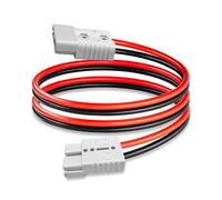 BOQNZN for Anderson Connector Plug 175A, 6AWG Cable Connectors for 2 to 4 Gauge Cable Battery Quick Connector/Disconnect Plug, One to One Power Forklift Charging Plug Jumper Cables