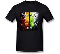 BOQUAN Men's Veil of Maya T-Shirt S Black