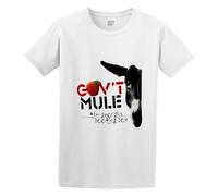 BOQUAN Short T-Shirt Gov't Mule White 3XL