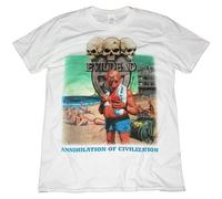 BOQUAN Street T-Shirt Evildead Annihilation of Civilization Thrash Nuclear Assault White Black L