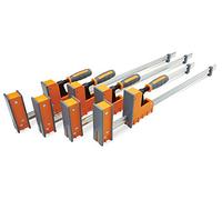 Bora 4-Piece Parallel Clamp Set 571550I,Orange