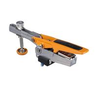 BORA Auto Adjust Horizontal Dog Clamp with a 191mm Spiral Aluminium Dog-Peg, 360° Rotating Base, 140mm Clamping Height, 11-181kg Clamping Force, 250kg Capacity, Fits 19mm or 3/4" Peg Hole, BR-G090101