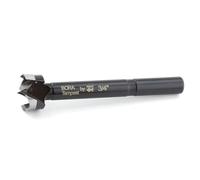 BORA BFB-009720 3/4" Dia Tempest Forstner Bit 3-1/2" OAL, Round 3/8" Shank for Wood Drilling Ideal for Cabinet Making and Fine Woodworking Projects