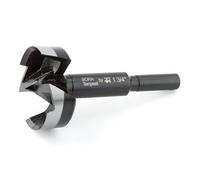 BORA BFB-009805 1-3/4" Dia Tempest Forstner Bit 3-1/2" OAL, Round 3/8" Shank for Wood Drilling Ideal for Cabinet Making and Fine Woodworking Projects