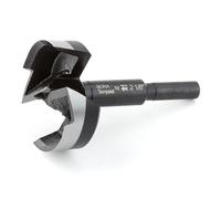 BORA BFB-009836 1-1/16" Dia Tempest Forstner Bit 3-1/2" OAL, Round 3/8" Shank for Wood Drilling Ideal for Cabinet Making and Fine Woodworking Projects
