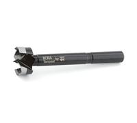 BORA BFB-009997 22mm Dia Tempest Forstner Bit 90mm OAL, 10mm Round Shank for Wood Drilling Ideal for Cabinet Making and Fine Woodworking Projects
